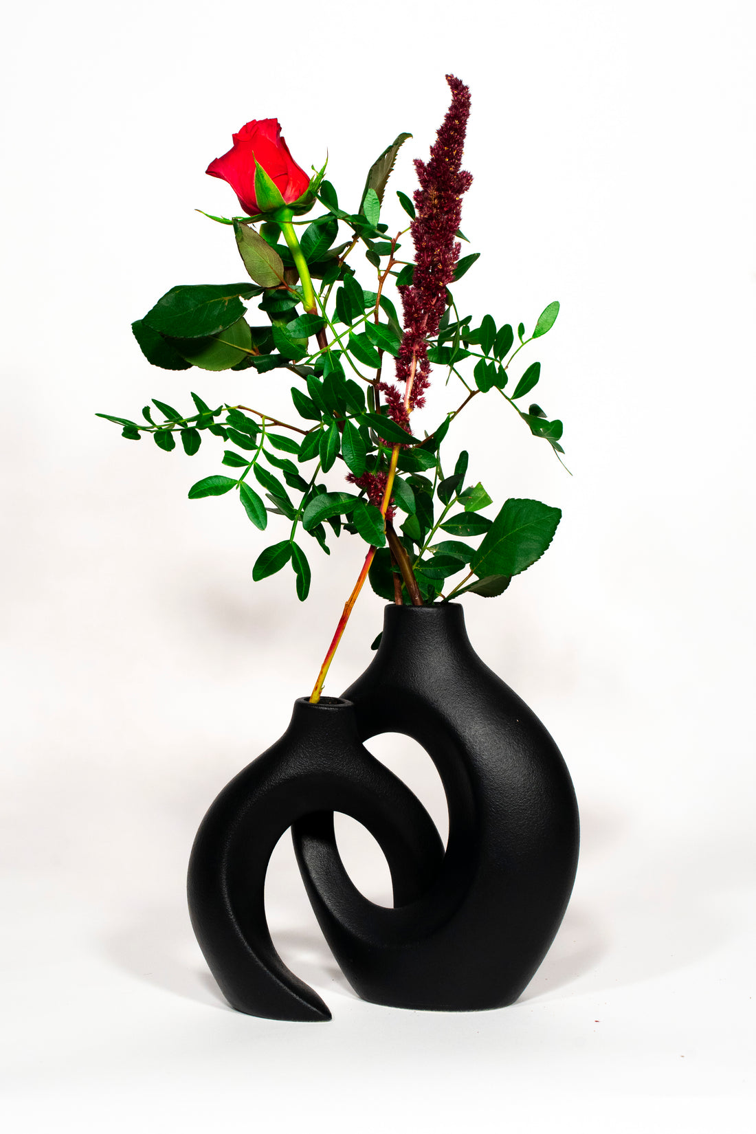 Nordic Ceramic Interlock Vase