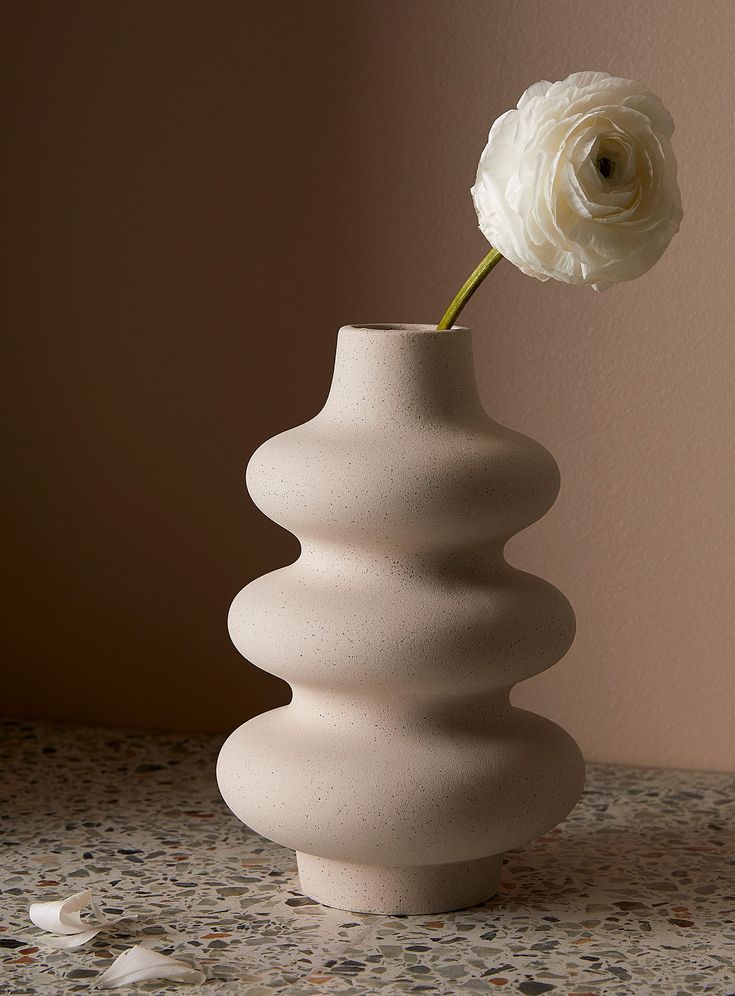 3 Rings Ceramic Vase